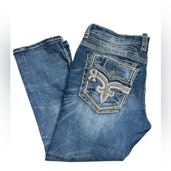 Rock Revival Jeans Men’s size 44x30 Alt Straight - Picture 2 of 11